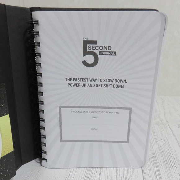 The 5 Second Journal: The Best Daily Journal and Fastest Way to Slow Down... - Picture 5 of 5